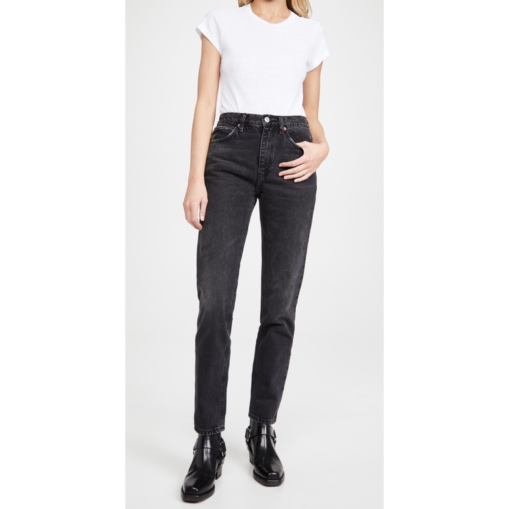 RE/DONE 70s Straight Jeans in Black